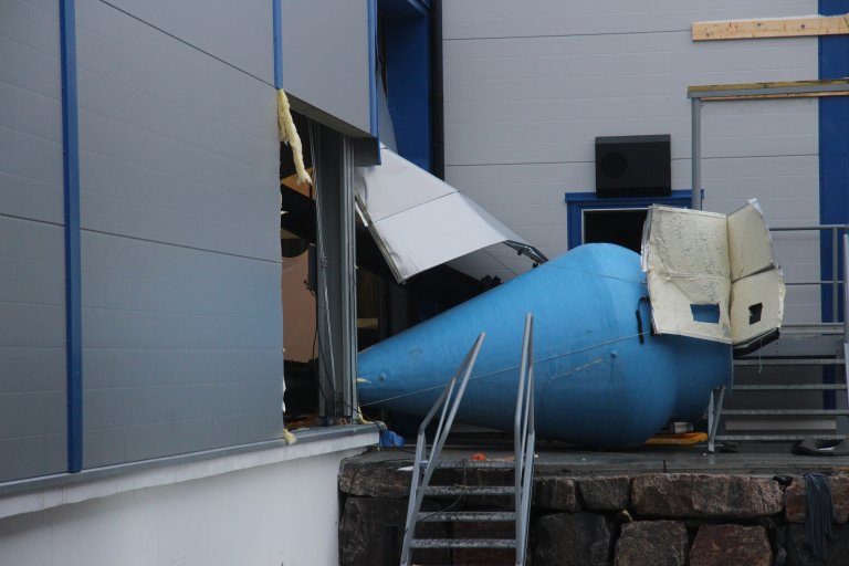 Figur 2: Oksygenkjegle er ødelagt. Foto: © Fiskeridirektoratet. Figur 2: Oksygenkjegle er ødelagt. Foto: © Fiskeridirektoratet.